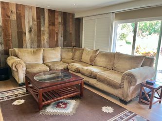 Feather Down XL Chenille sectional