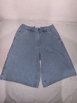 Nike SB Skateboarding Loose Fit Below Knee Jean Shorts Blue Size: 28 HJ2960-493