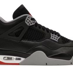 Nike Air Jordan 4 Bred Size 7 Youth