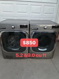 Jumbo washer and dryer