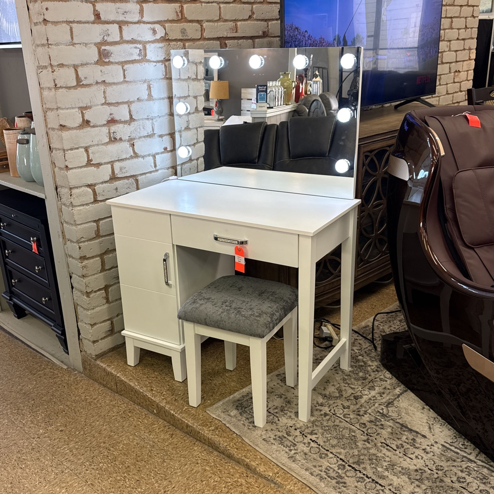 3PC Vanity Set White