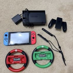 Nintendo Switch with accessories 
