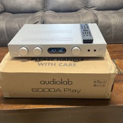 Audiolab 6000A Play Integrated Amp. 