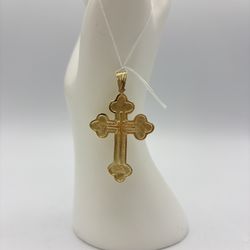 14kt Yellow Gold Cross Pendant