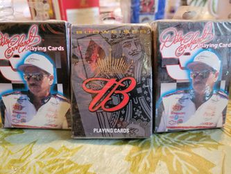 3 brand new Earnhardt playing cards