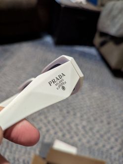 Prada Milano Sunglasses White Frame