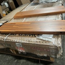 Live edge floating shelf, herringbone floating shelf