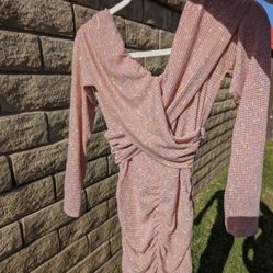 Sparkle Glitter Pink Dress