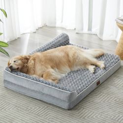 54”x36” Orthopedic Dog Bed for Extra Large Dogs-Big Waterproof Sofa Dog Bed with Removable Washable Cover, Large Pet Bed with Waterproof Lining and No