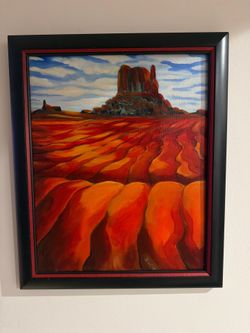 Framed Landscape Painting