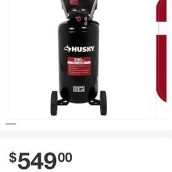 Husky Compressor 27gallon New Open Box Works Great You Could Tested Before Taking It