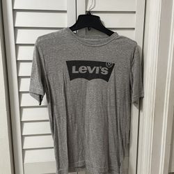 Levis Strauss Gray Short Sleeve Youth XL logo Boys T-shirt