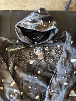 SIZE (M)HELL STAR PAINT SPLATTER HOODIE