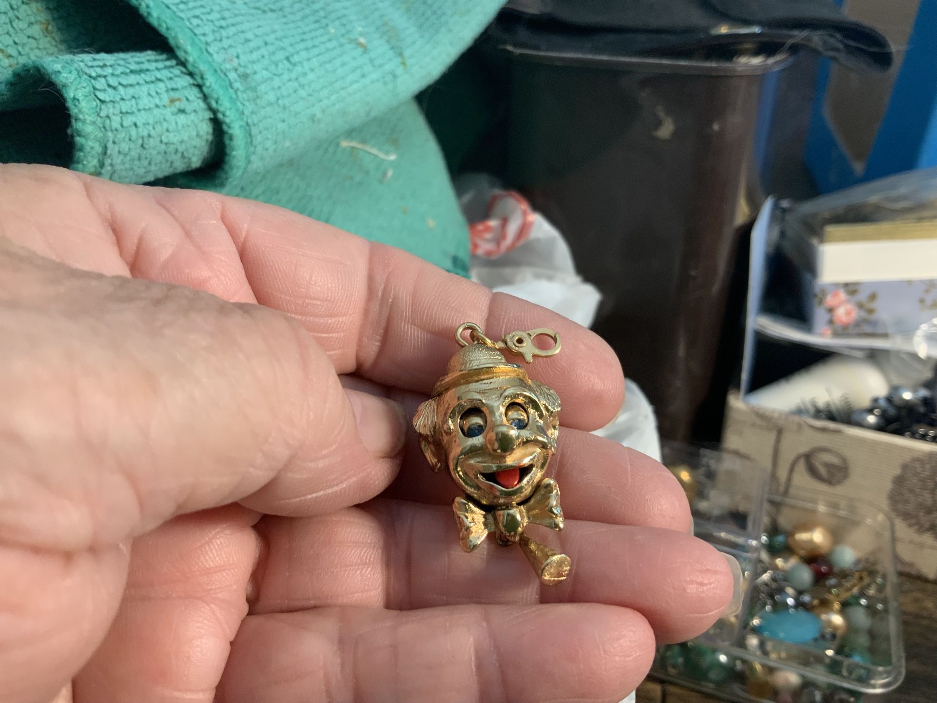 Rare Monet Clown Pendant/charm