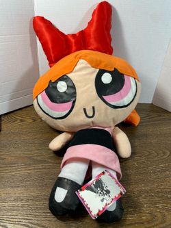 *DISTRESSED* 1999 Powerpuff Girls Cartoon Network Blossom Plush Doll Figure 19’