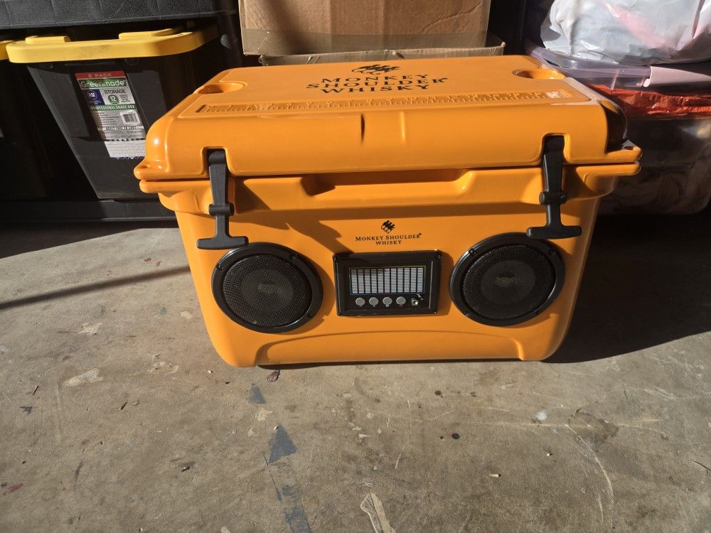 Speaker Ice Chest Whiskey Brand