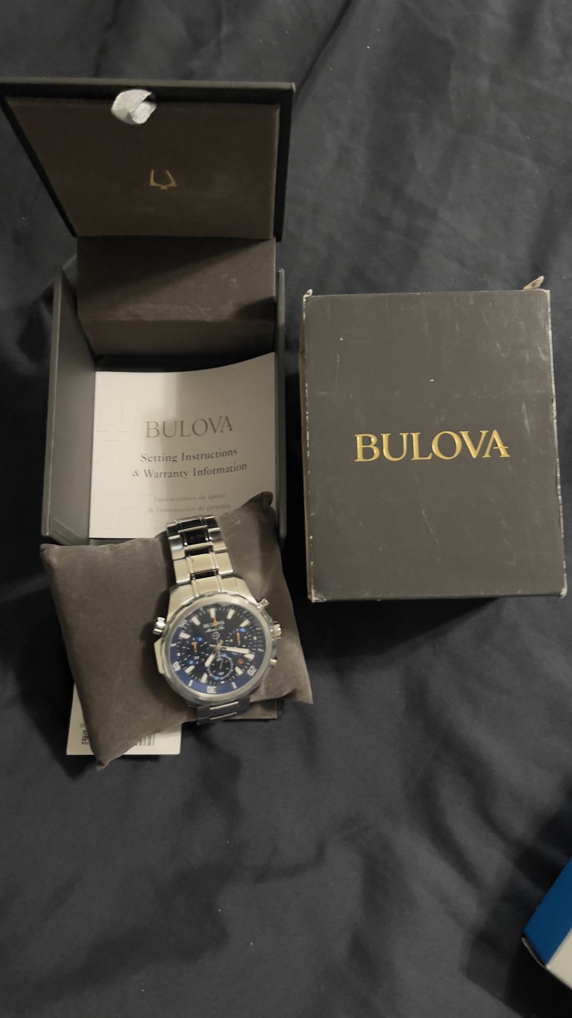 Bulova Watch Marine Star Collection