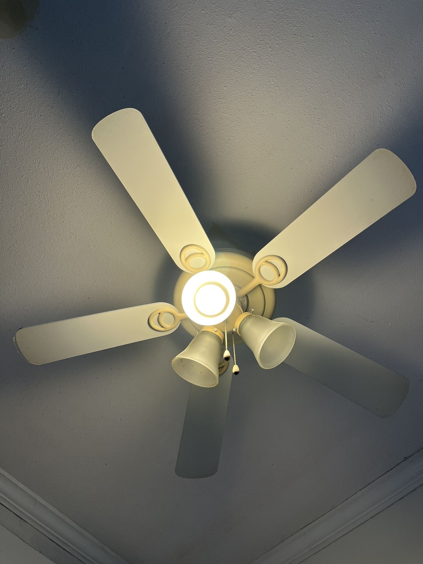 Ceiling Fan with 3 Light Fixtures