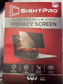 Brand New SightPro premium privacy screen for laptop