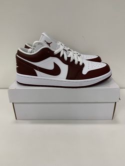 Jordan 1 Low - Bronze Eclipse/Team Red - Size 8.5M/10W - Brand New