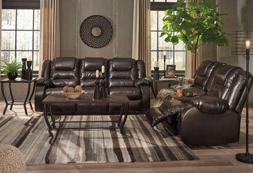 Gorgeous Reclining chocolate Couch And Loveseat
