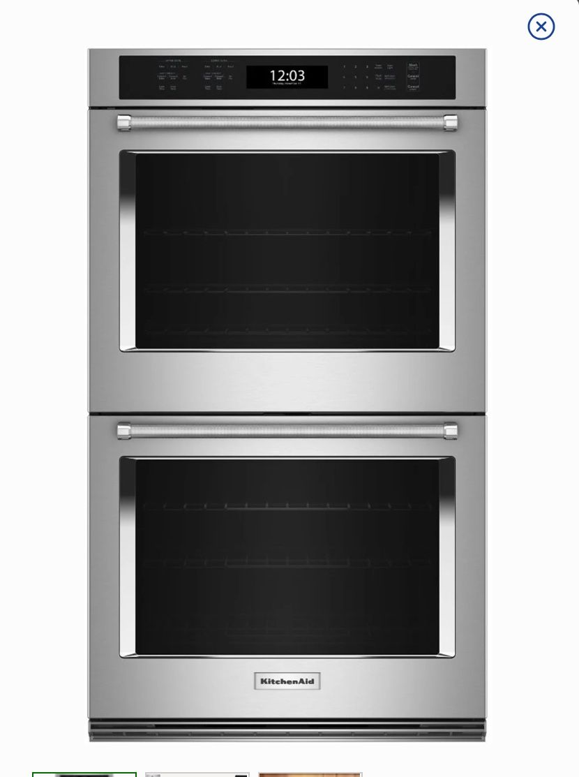 🔥 KitchenAid 30” Double Wall Oven – Model KOED530PPS01