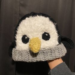 Crochet Penguin Beanie