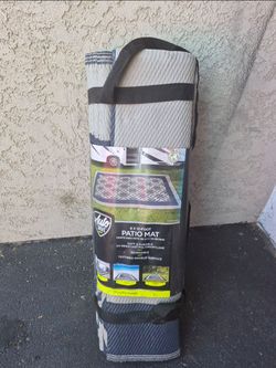 New patio mat