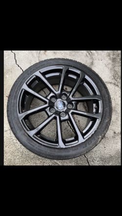 1 Only X 245/40r18 5x4.5 5x114.3 Stock Oem Enkei Subaru Wrx Impreza Crosstrek Outback Wheel Rim Good 80% Treads Tire!!!