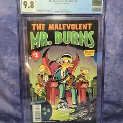The Malevolent Mr. Burns #1, 2013 • CGC 9.8 WP