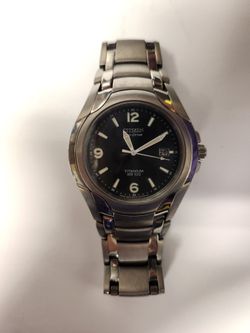 citizen eco drive titanium wr100