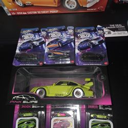 2026 Assorted Scale Diecast Hot Wheels Pink Slips 