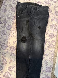 Purple jeans