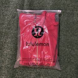 Lululemon Scuba Full Zip Up Hoodie Color ‘Red’ Size 2 (xxs)