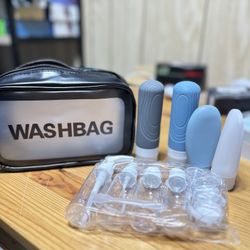 Travel Toiletry Clear Makeup Cosmetic Waterproof Hanging Unisex Zippered Washbag