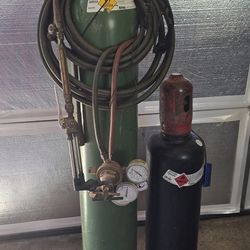 Oxy-Acetylene Torch Kit 
w/ 2 Tanks