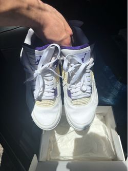 Jordan 4 metallic purple