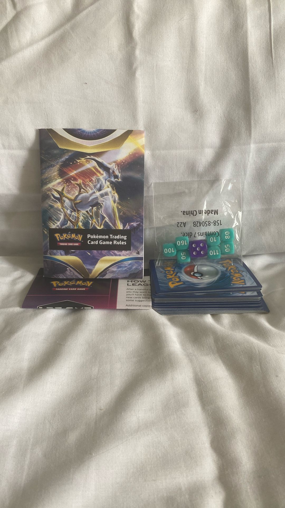 Random Pokémon Cards With Trading Card Rules & Dice