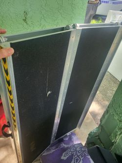 8ft aluminum folding ramp