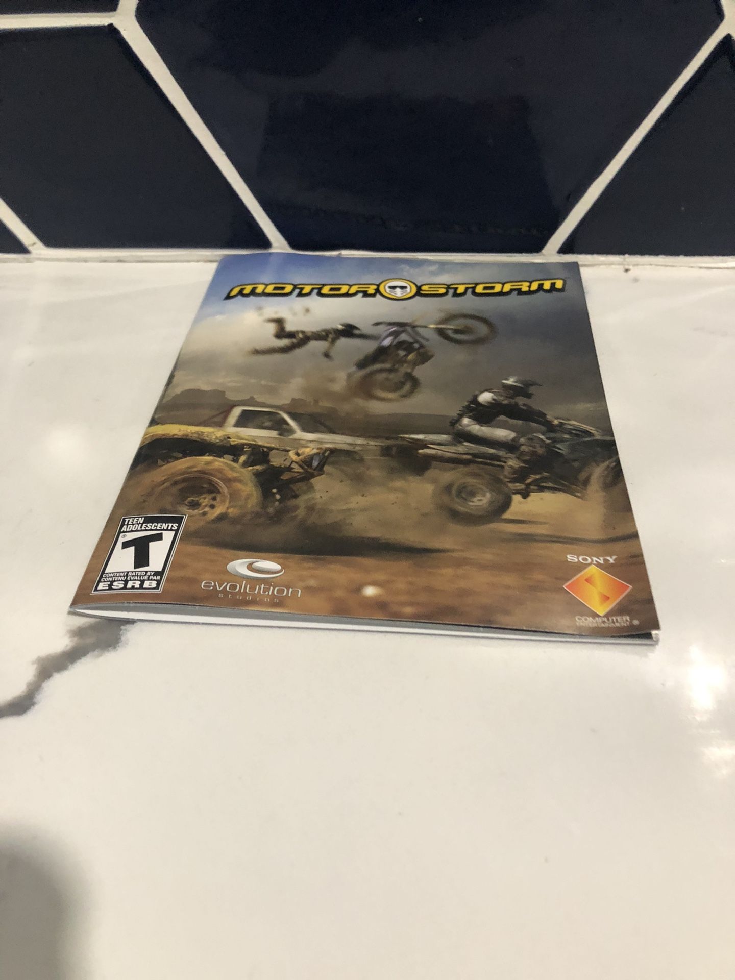 PS3 Motorstorm Manual Only PlayStation 3