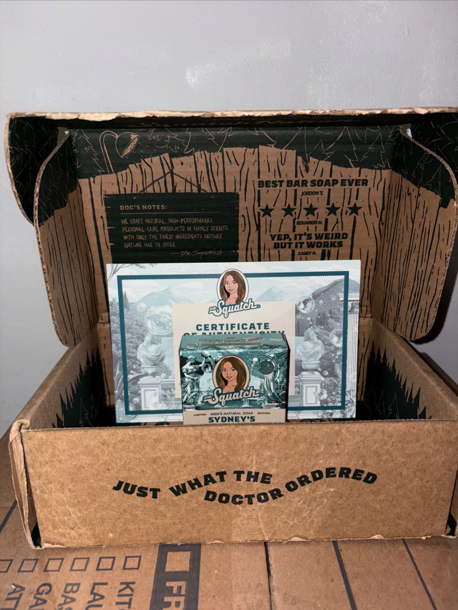 Dr. Squatch Sydney Sweeney Bathwater Bliss Soap Limited edition/5000