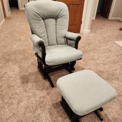 Nursery Rocking Chair & Ottoman