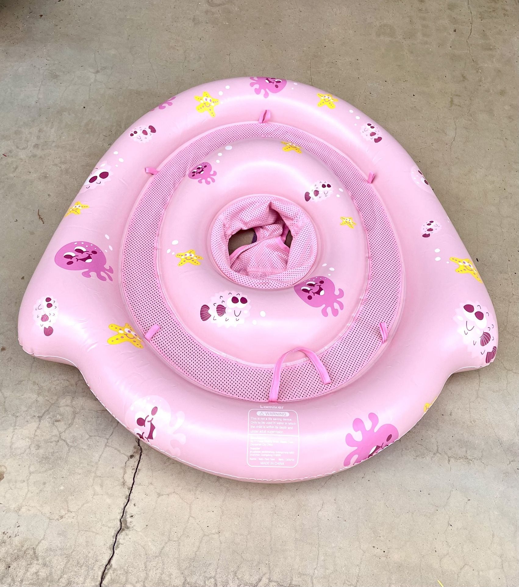 Lomiker Baby/Toddler Pool Float- Pink