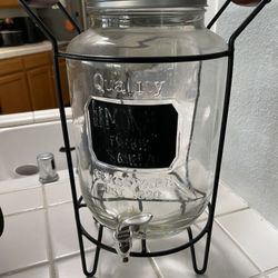 Large Glass Dispenser 