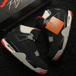 Jordan Retro 4 ‘BRED’ 2019 Size 8.5