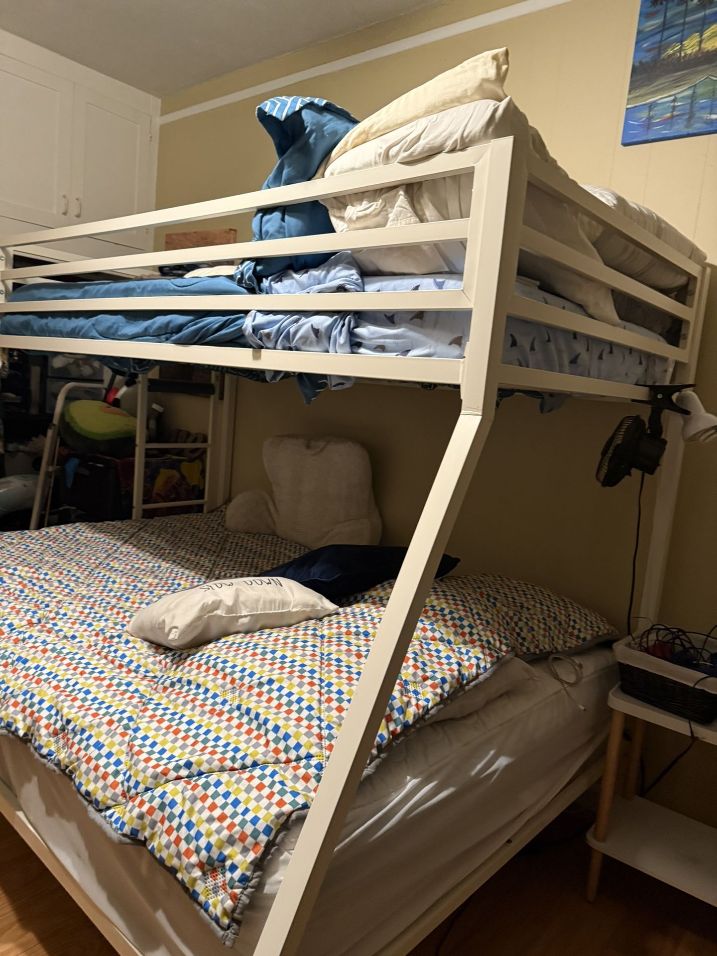Bunk Bed Frame With Mattresses ( Double / Single )