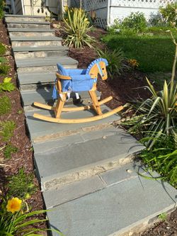 Solid Wood Rocking Horse