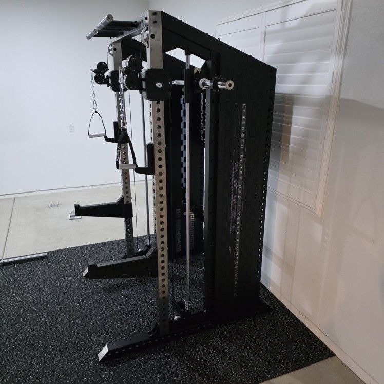 🔥NEW Vesta Pioneer 3in1 | Functional trainer | Squat Rack | Smith Machine | 200lbs weight stack | Gym Equipment | Commercial Grade | FREE DELIVERY 🚛