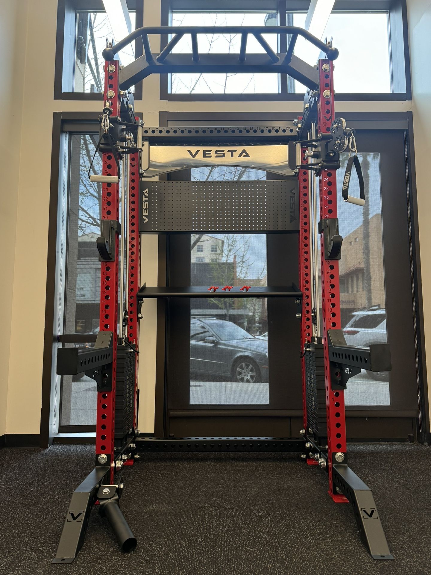 Vesta Fitness New Half Squat Rack |Functional Trainer|400 Weight Stack|Gym Equipment|Free Delivery