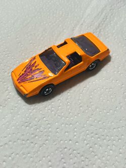 Hot Wheels Blackwalls 1982 Pontiac Firebird Trans Am  Orange Diecast